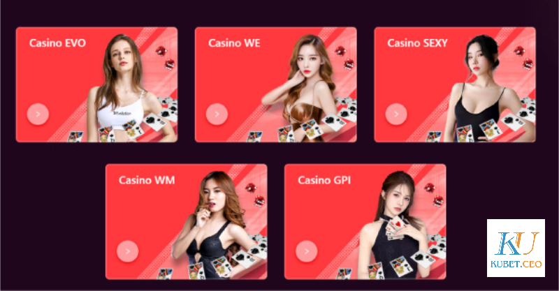 Một vài trò chơi casino thú vị tại GPI Casino Kubet