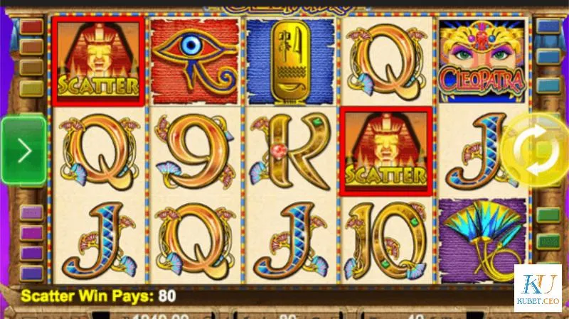 Biểu tượng chính trong game Cleopatra